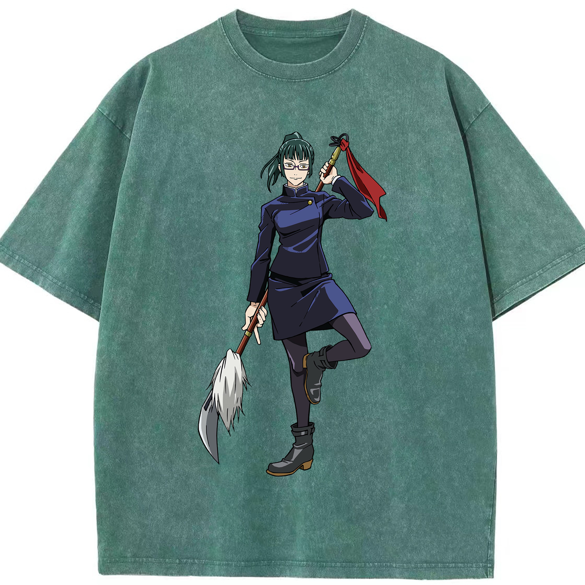 （画像用） 呪術廻戦 Jujutsu Kaisen 綿100% ヴィンテージ風 半袖Tシャツ（フロントプリント）